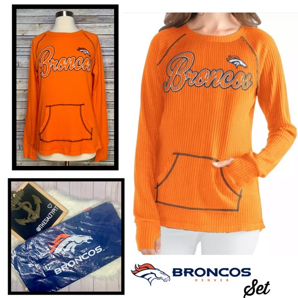 NFL Tops - NWOT Ladies Broncos LS and Duffle Set